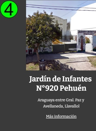 Jardin de Infantes 920, Llavallol