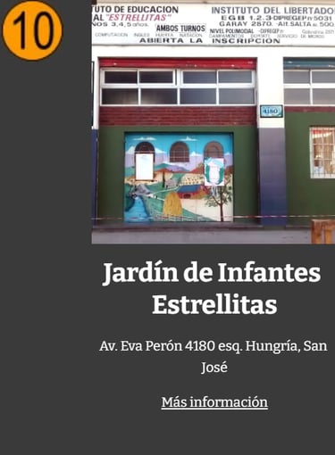 Jardin de Infantes Estrellitas San Jose Temperley