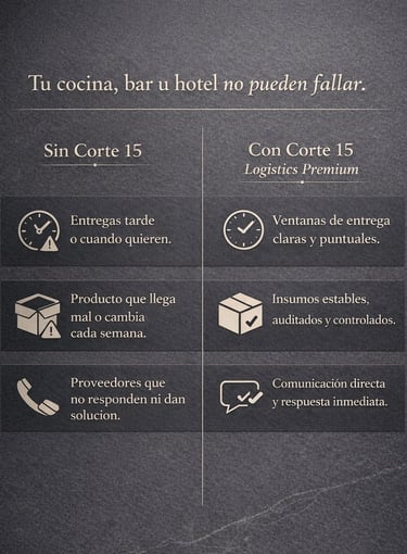 optimización de abastecimiento gastronómico para restaurantes y hostelería en León Gto