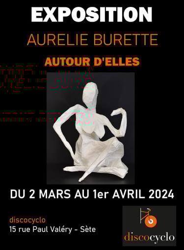 exposition dessin sculpture sète discocyclo