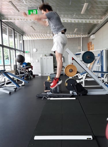 Vertikalus šuolis testas 
