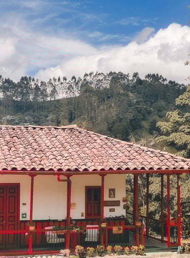Finca (Coffee Farm) Outside of UNESCO town Salento in Colombia
