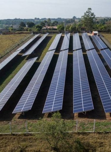 Energia solar em fazenda no Mato Grosso