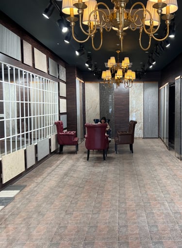 granite display at gold stone granites in mohali sector 82
