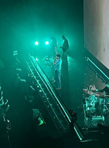 Omar Apollo on stage