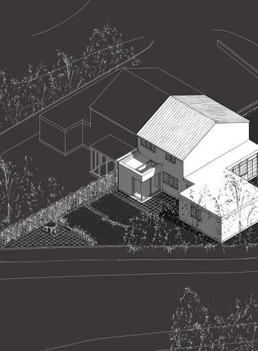 Elegant & creative garden room extension. Transformative residential project in Leeds sketch