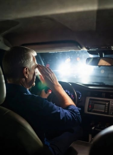 Blinded by headlights