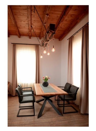 masa din lemn masiv, masszív ebédlőasztal, tölgyfa asztal, csikszereda, miercurea ciuc, arton steel