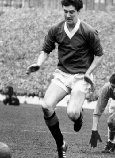Jim Baxter black & white image