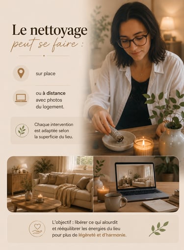 seance de nettoyage énergétique des lieux Vaucluse