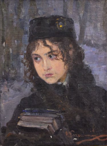 Феодосій Козачинський (1864-1922) «Гімназистка», 1910