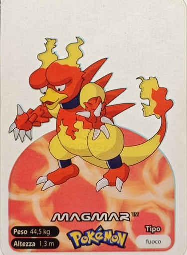 126 Magmar lamincards spécial édition