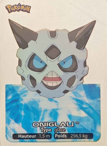 126 Onigali Lamincards Pokémon série 3