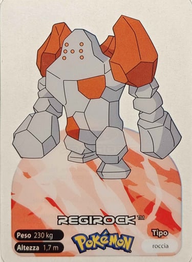 377 Regirock Lamincards spécial édition
