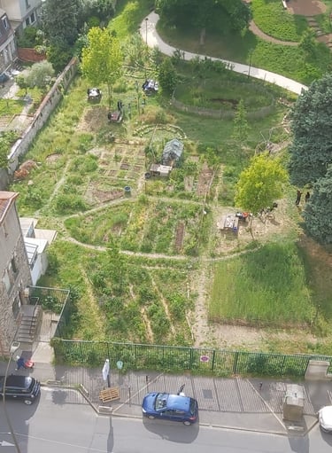 jardin comestible Herbes olles parc pablo Neruda Villejuif