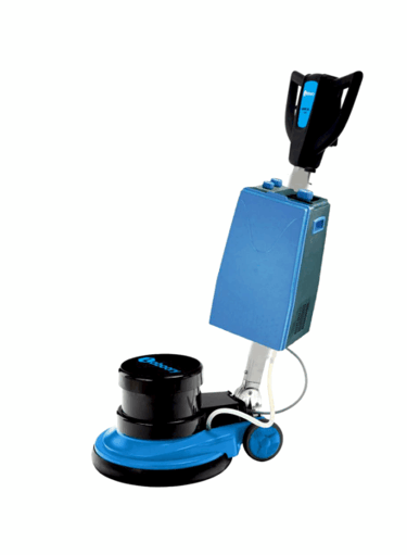 Endüstriyel temizlik için profesyonel elektrikli zemin temizleme ve parlatma makinesi.