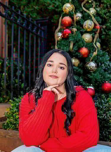 Lititz PA senior pictures in downtown Lititz by Lititz PA senior picture photographer