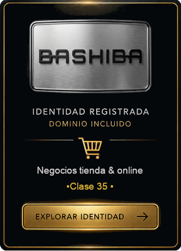 Identidad comercial Bashiba para comercio, tiendas y negocios online.