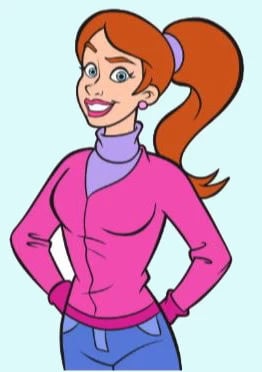 a cartoon character lookin good