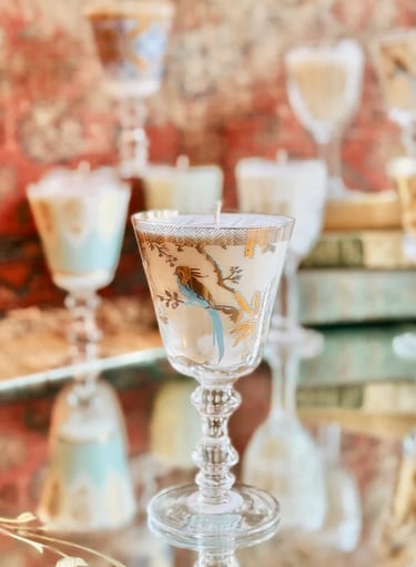 French songbird candle