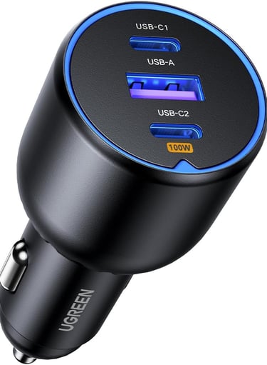 chargeur allume cigare 3 ports USB pour roadtrip