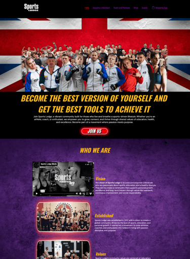 Sports Lodge Website