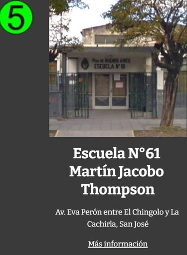 EP Escuela Primaria 61 San Jose Temperley