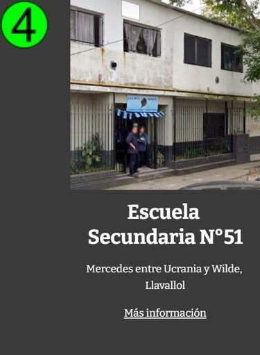 ES Escuela Secundaria 51 Llavallol
