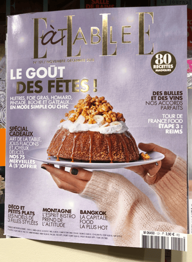Article ELLE à table