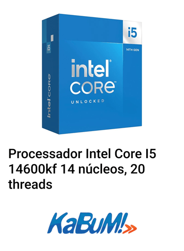 Processador Intel Core I5 14600kf KaBuM