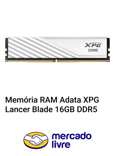 Memória RAM XPG Lancer Blade 16GB DDR5 Mercado Livre