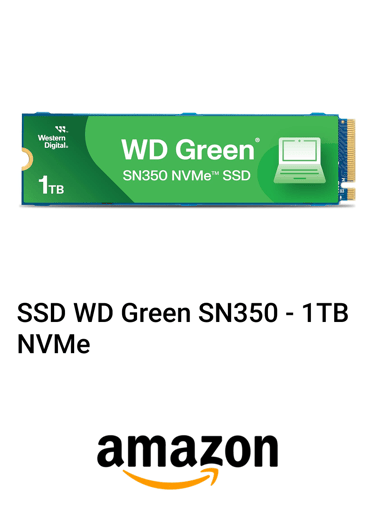 SSD WD Green SN350 1TB NVMe Amazon