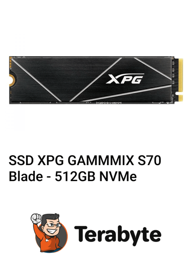 SSD XPG GAMMMIX S70 Blade 512GB NVMe Terabyte