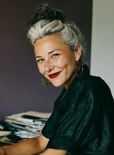 Close-up of a professional founder at a desk, looking overwhelmed by technical backend setup, illust