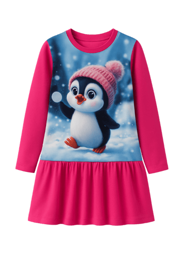 Vaikiška suknelė žiemai