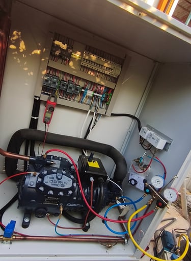 Soğuk pds dış ünite gaz ölçümü