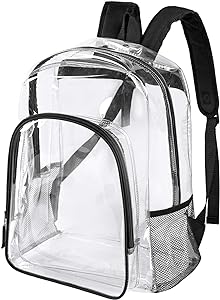 clear backpack