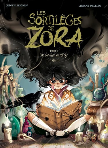 Première de couverture de la BD Les sortilèges de Zora, tome 1