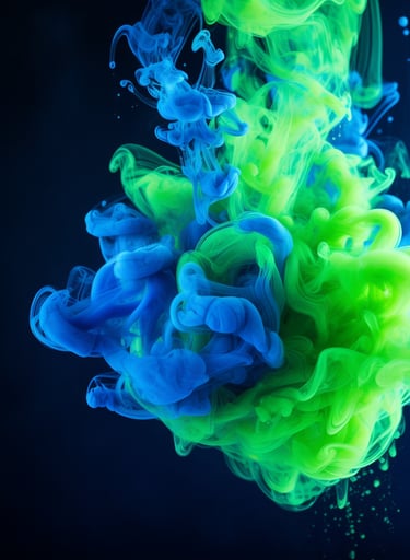 Blue and Green Smoke