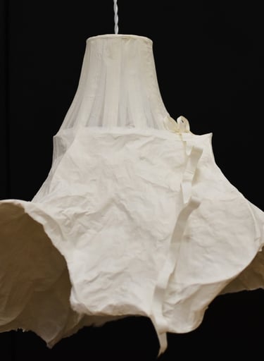 tenue de soirée sculpture lumineuse
