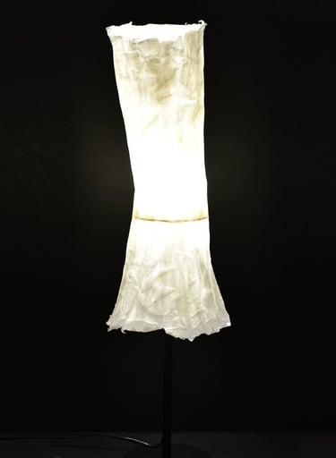 loupiote sculpture lumineuse sur pied