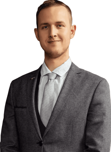 a man in a suit and tie with a suit