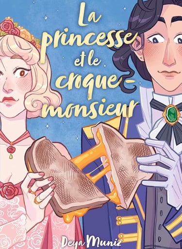 Première de couverture de la BD La princesse et le croque-monsieur