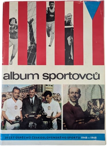 1968 Album Sportovcu by VTJ Dukla Prauge Sports Cards from Czechloslovakia