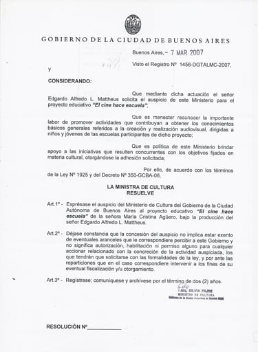 Ministerio de Cultura de la Ciudad Autónoma de Buenos Aires