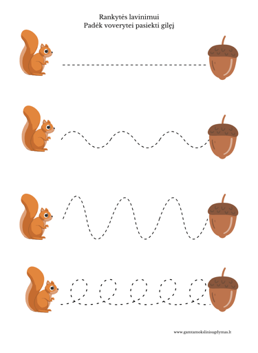Nemokamos užduotys PDF Ruduo