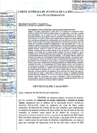 CASACION/MARCO CONTRERAS FL