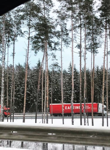 Daliniai kroviniai į/iš Suomijos | Easting Road Freight.