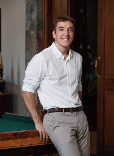 Corporate portrait of a designer in Barcelona