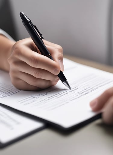 a man riding a skateboard down a street next to tall buildings